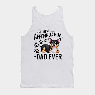 Best Affenhuahua Ever Funny Quote Vintage Dad Tank Top